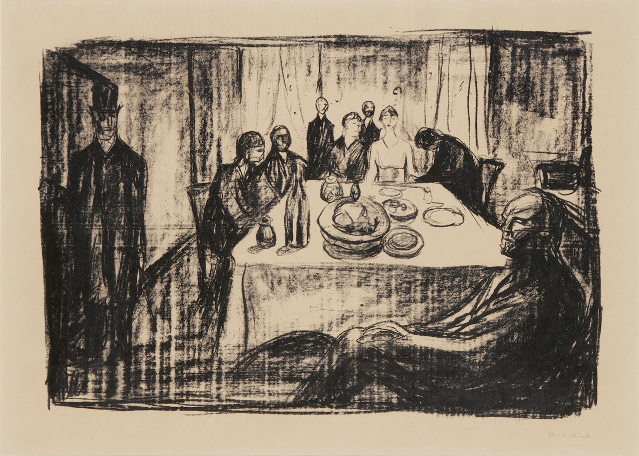 The Bohemian"s Wedding (Woll 702) by Edvard Munch