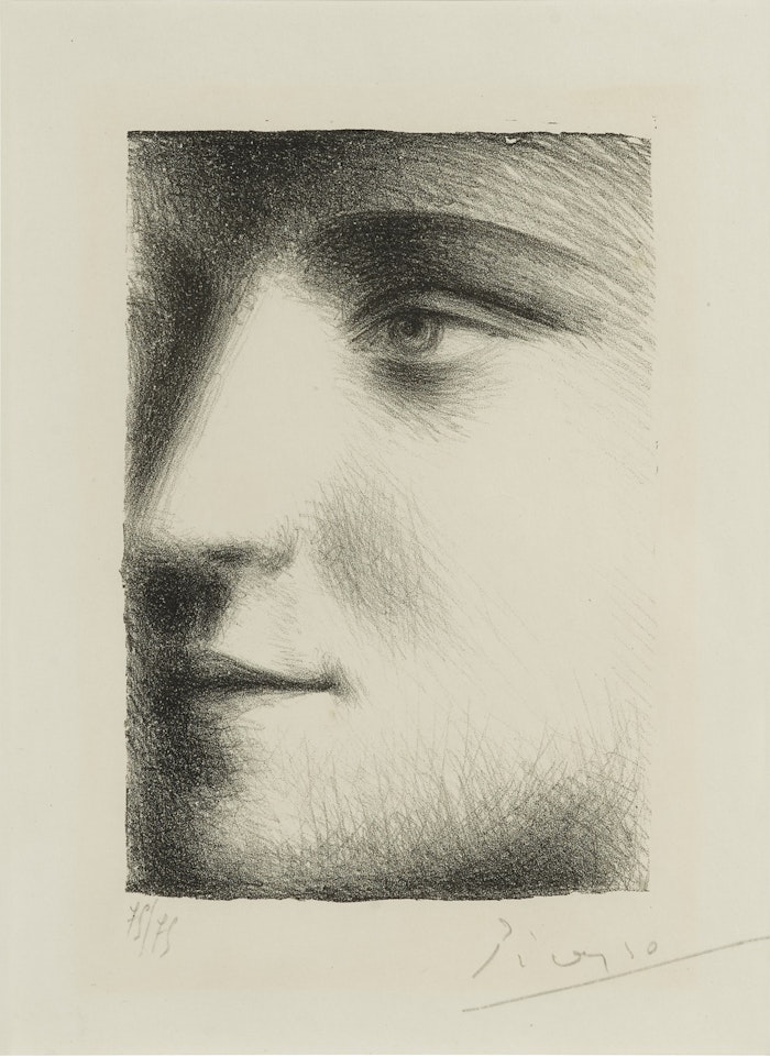 Visage de Marie-Thérèse (Bloch 95; Baer 243; Mourlot XXIII) by Pablo Picasso