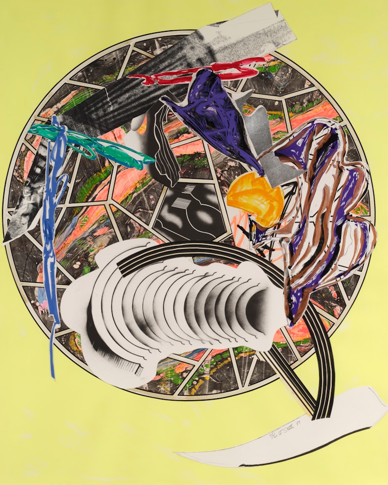 The Whale as a Dish, from The Waves (Axsom 191) by Frank Stella