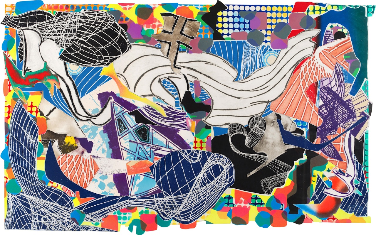 Monstrous Pictures of Whales, from Moby Dick Deckle Edges (Axsom 215) by Frank Stella