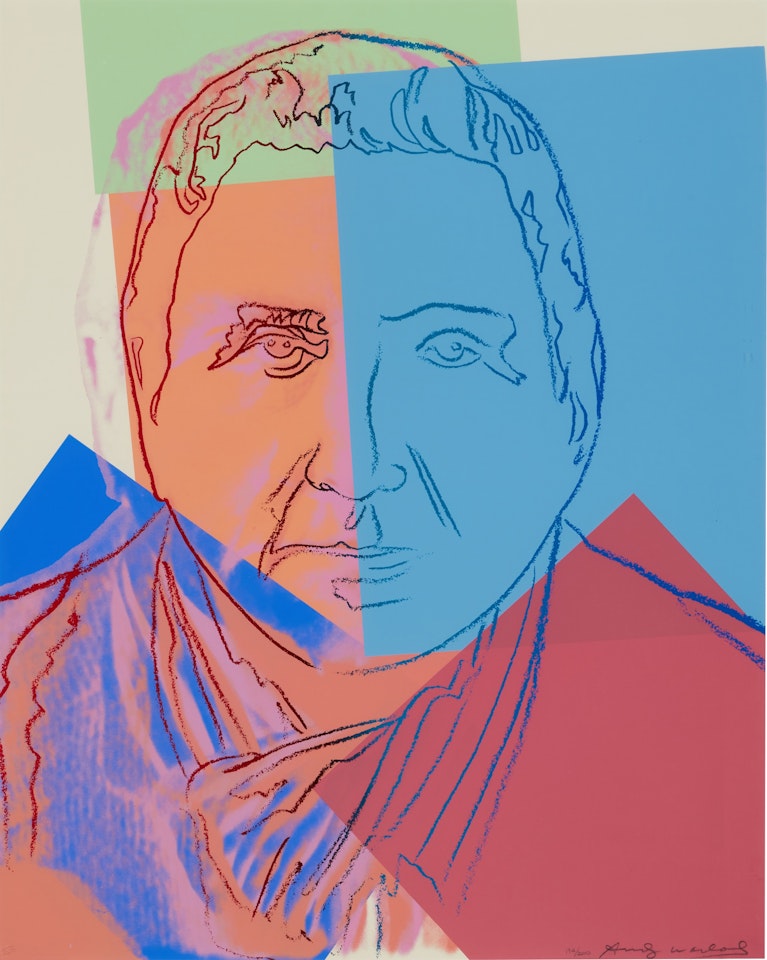 Gertrude Stein, from Ten Portraits of Jews of the Twentieth Century (Feldman & Schellmann II.227) by Andy Warhol