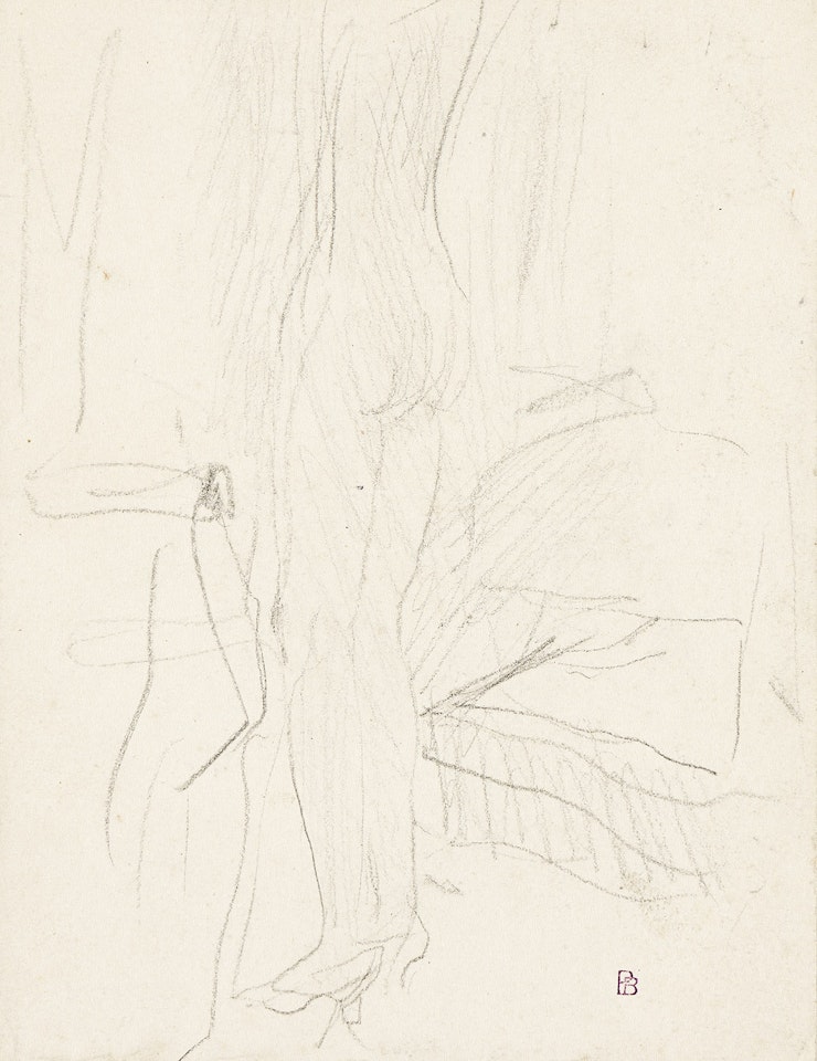 Untitled, Nude in Interior. by Pierre Bonnard