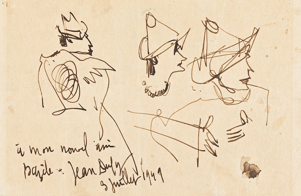 Untitled, (Head Studies). by Jean Dufy