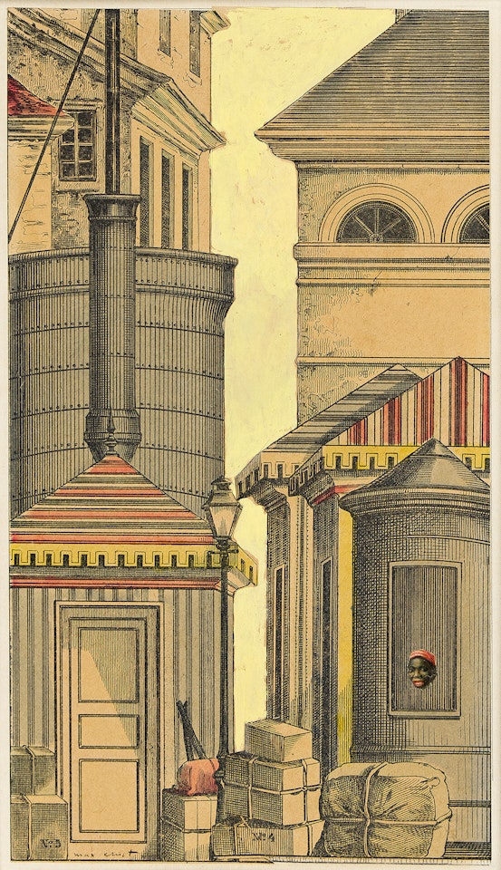 Saint Satyre, Priez pour nous. by Max Ernst