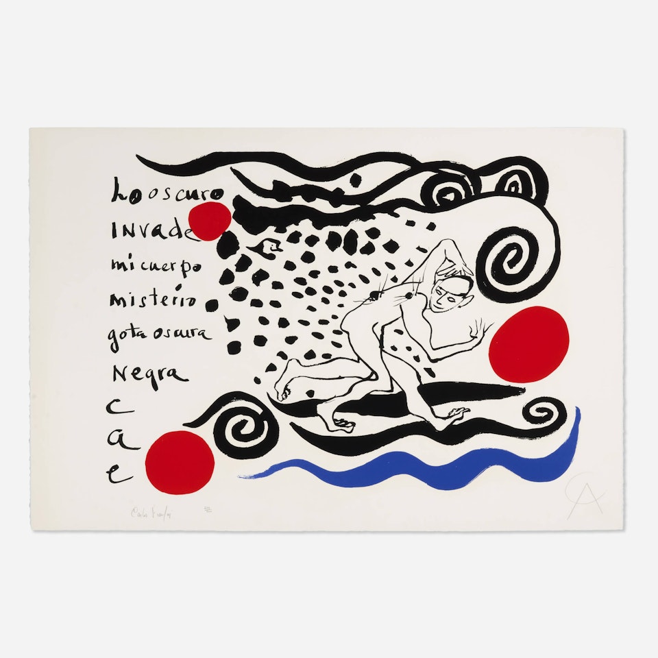 Lo oscuro invade by Alexander Calder