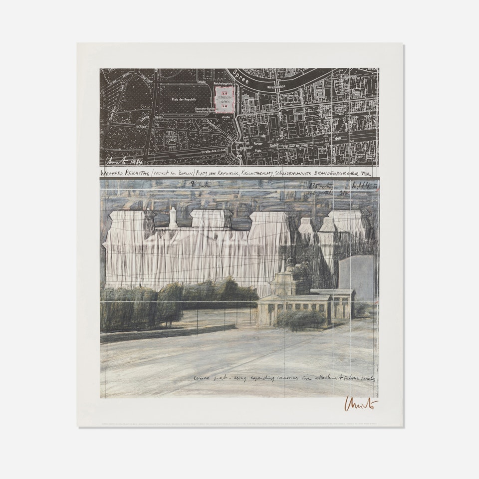 Wrapped Reichstag, Project for Berlin by Christo