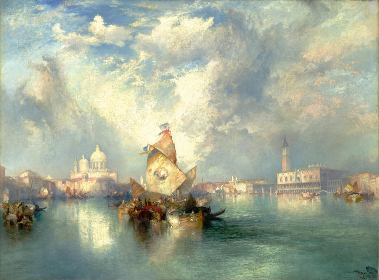 Santa Maria della Salute, Venice by Thomas Moran