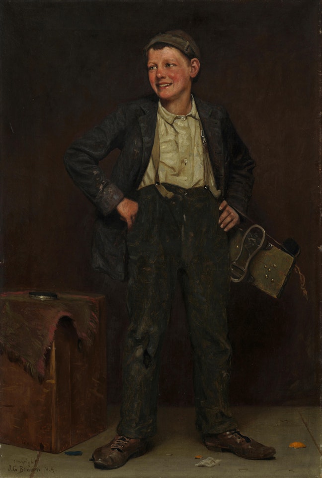 Shoeshine Boy by John George Brown