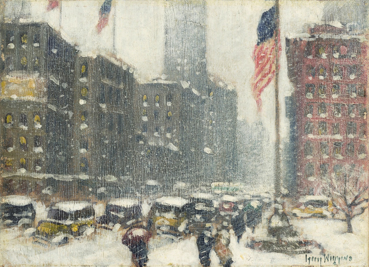 5th Avenue at Madison Square by Guy Carleton Wiggins