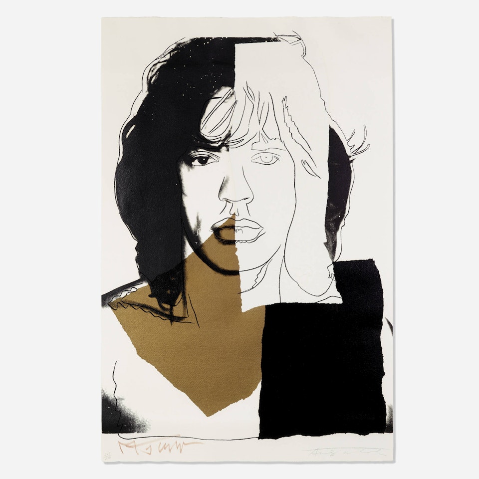 Mick Jagger (from the Mick Jagger portfolio) by Andy Warhol