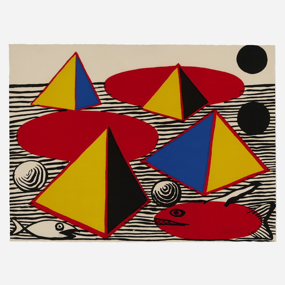 Pyramids and Fish by Alexander Calder