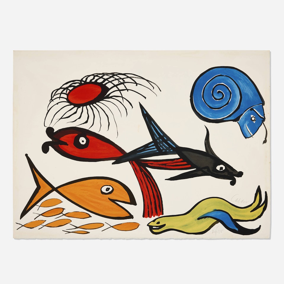 Seal (from the Our Unfinished Revolution portfolio) by Alexander Calder