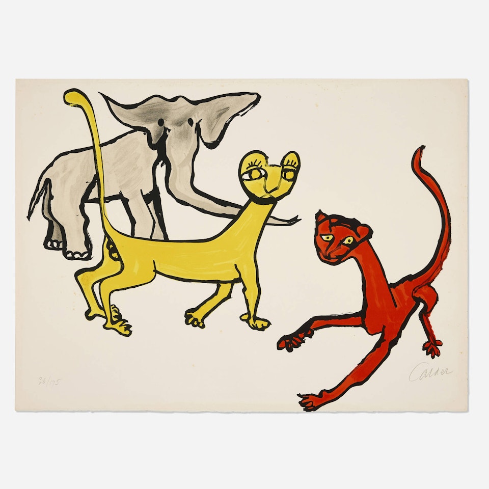 Animals (from the Our Unfinished Revolution portfolio) by Alexander Calder