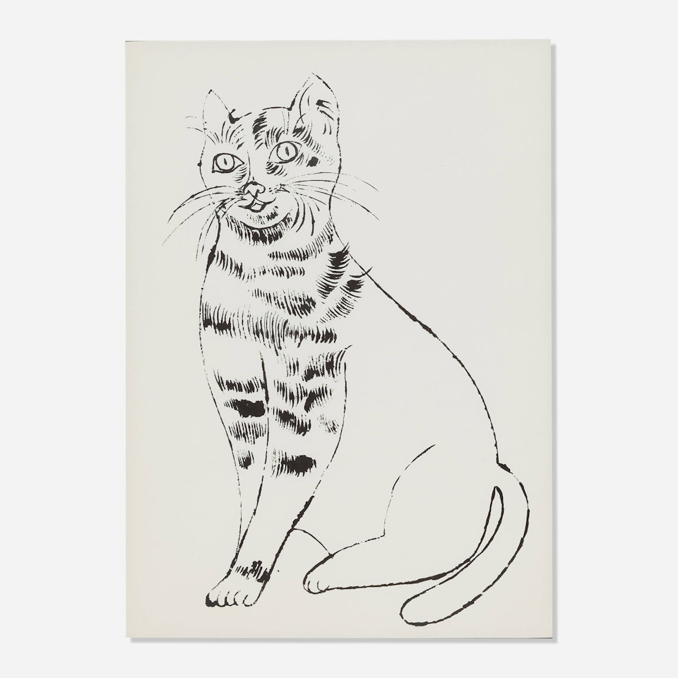 Untitled (from the 25 Cats Name Sam and One Blue Pussy portfolio) by Andy Warhol