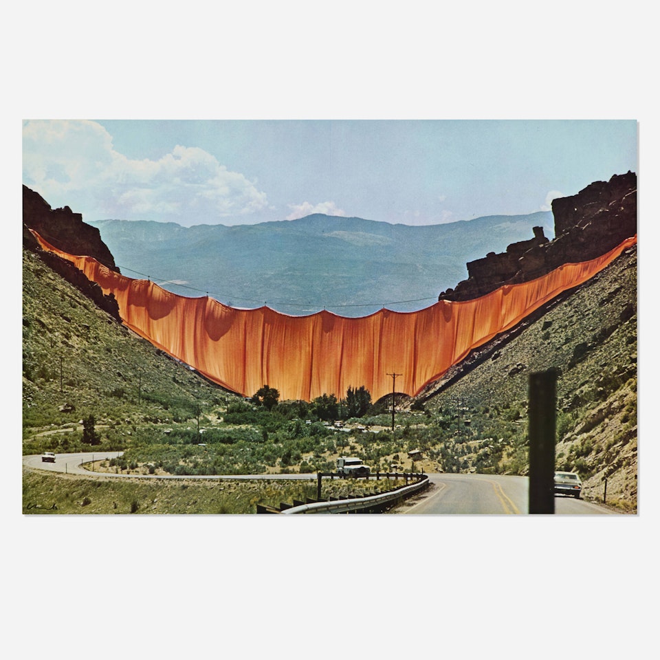 Valley Curtain by Christo