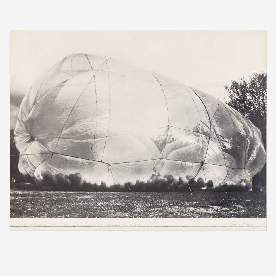 Untitled (from the Monuments: Portfolio with Ten Prints and One Sculpture) by Christo