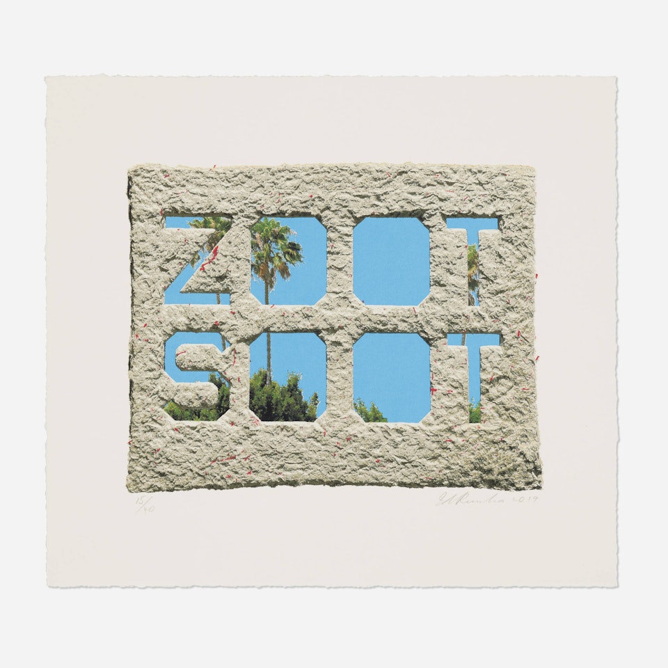 Zoot Soot (Dedicated to the Memory of Richard Duardo) by Ed Ruscha