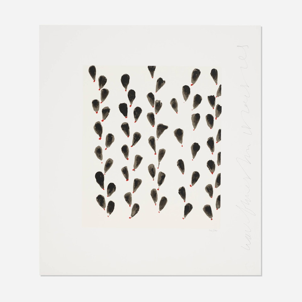 Wallflowers 33 (from the Wallflowers series) by Donald Sultan