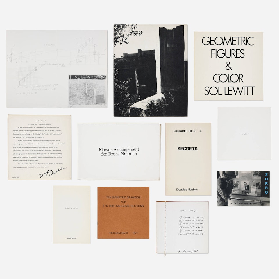 Collection of artist"s books and ephemera, twelve by Various Artists