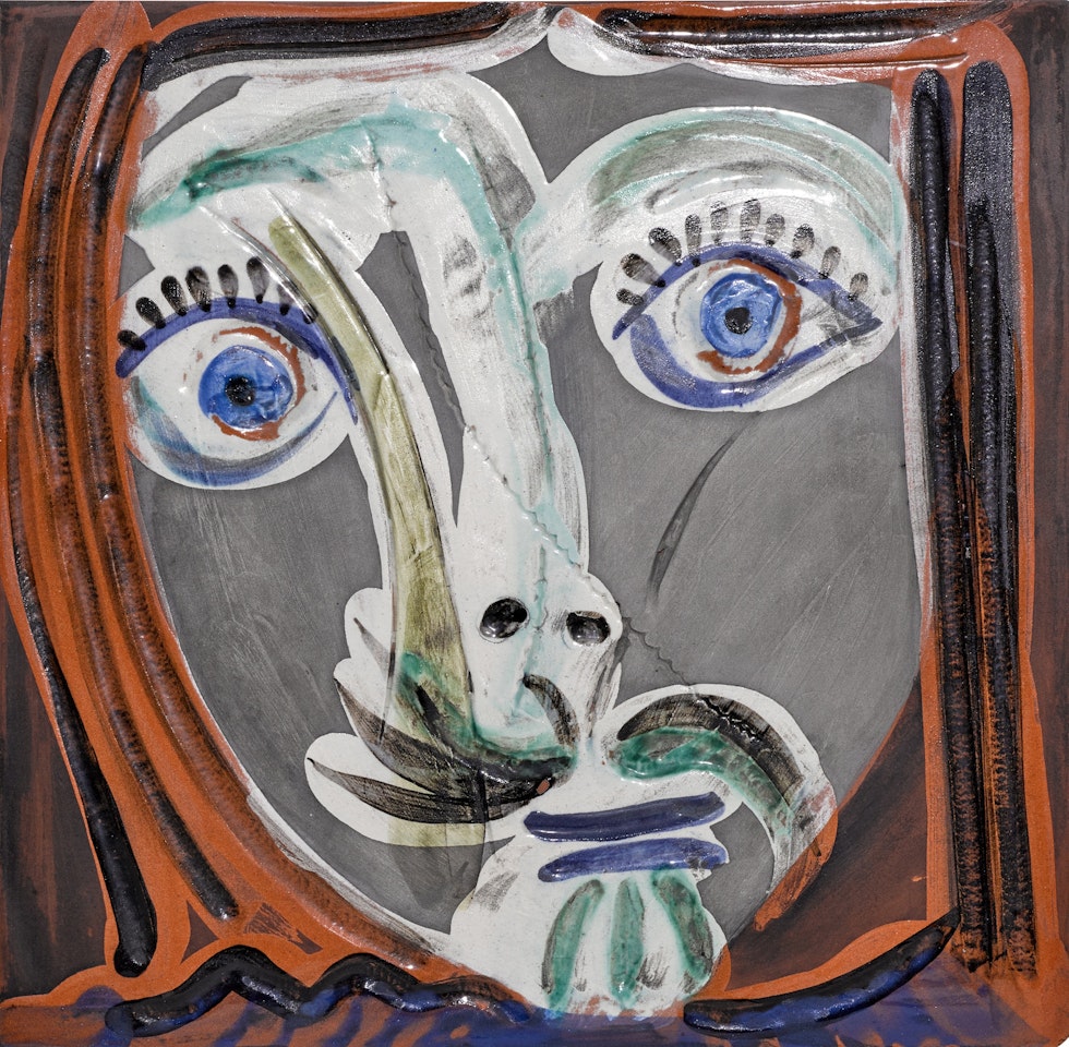 Visage de femme (Pomone) (A. R. 590) by Pablo Picasso