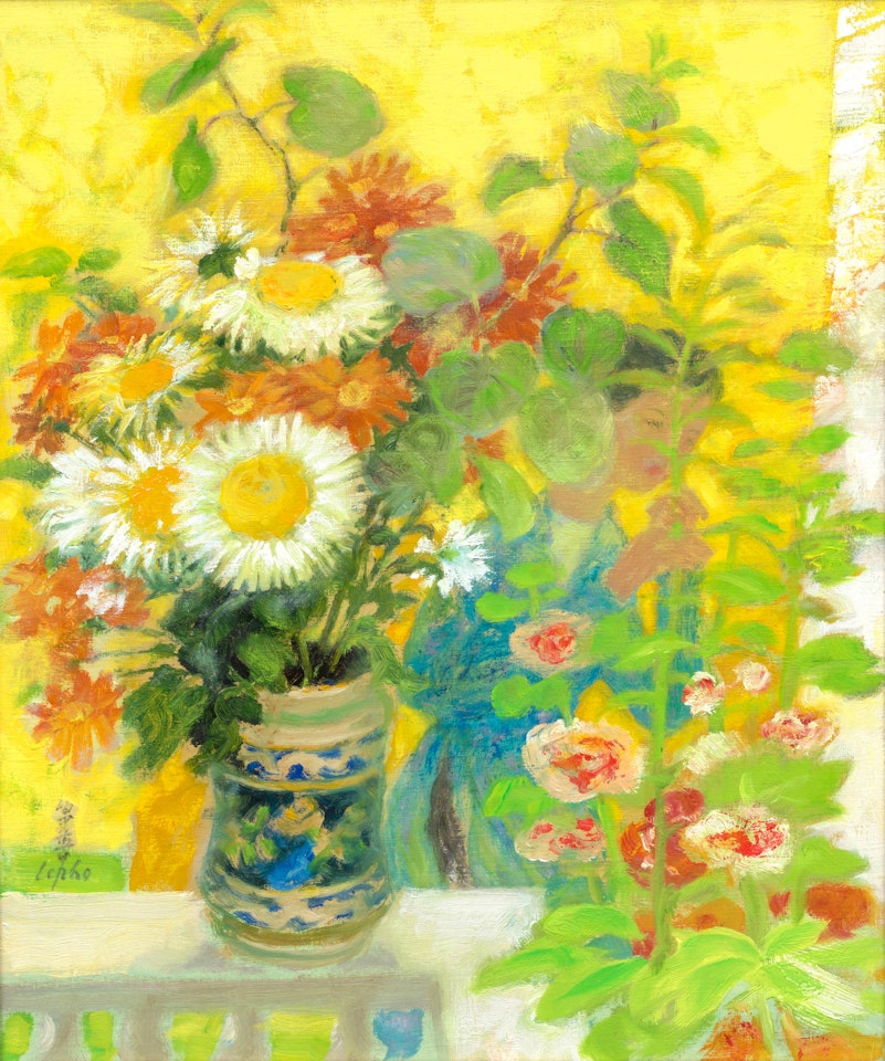 Les Chrysanthèmes Blancs by Le Pho