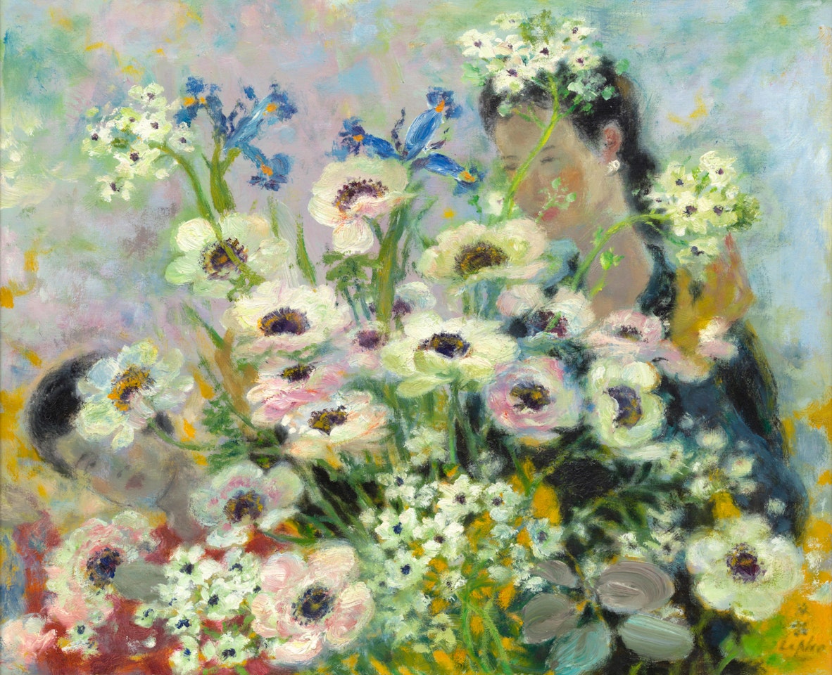 Femmes aux Fleurs by Le Pho