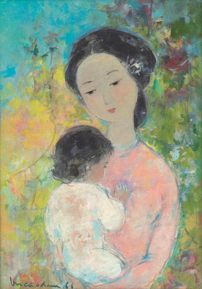 Mère et Enfant by Vu Cao Dam