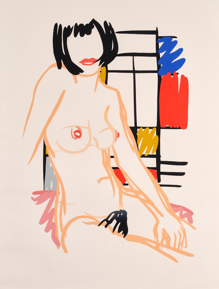 Monica with Mondrian by Tom Wesselmann