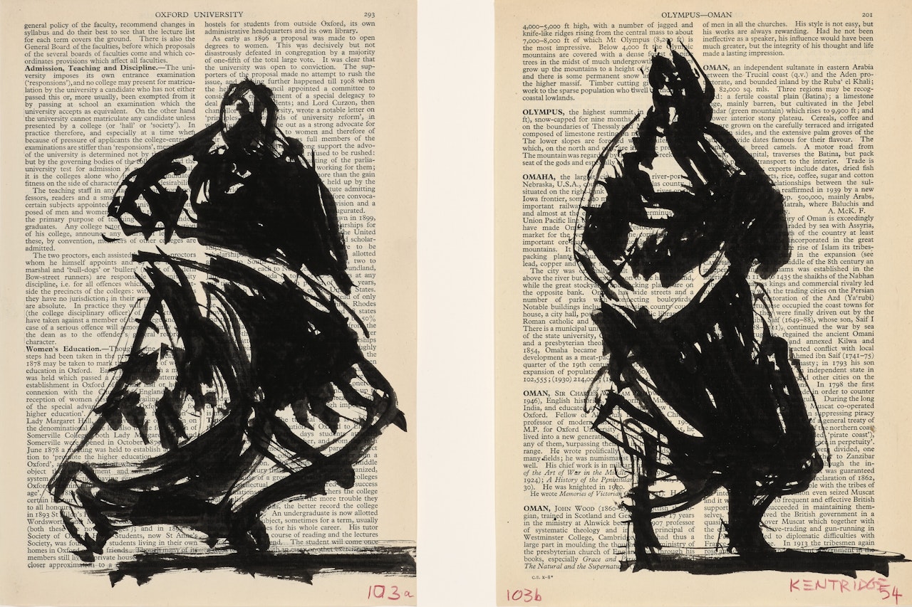 Drawing for Sybil (Oxford University, Olympus) by William Kentridge