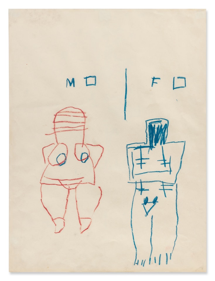 Untitled (Mother/Father) by Jean-Michel Basquiat