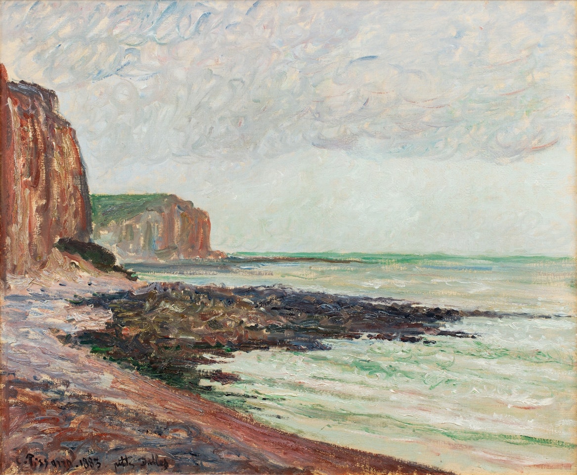 Falaises aux Petites-Dalles by Camille Pissarro