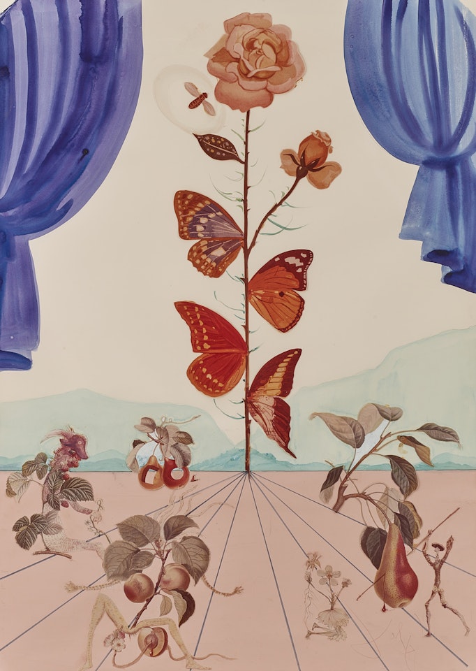 Flordali II by Salvador Dali