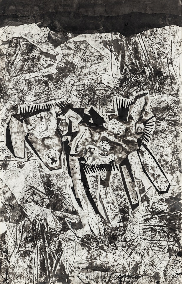 Chien errant by Jean Dubuffet