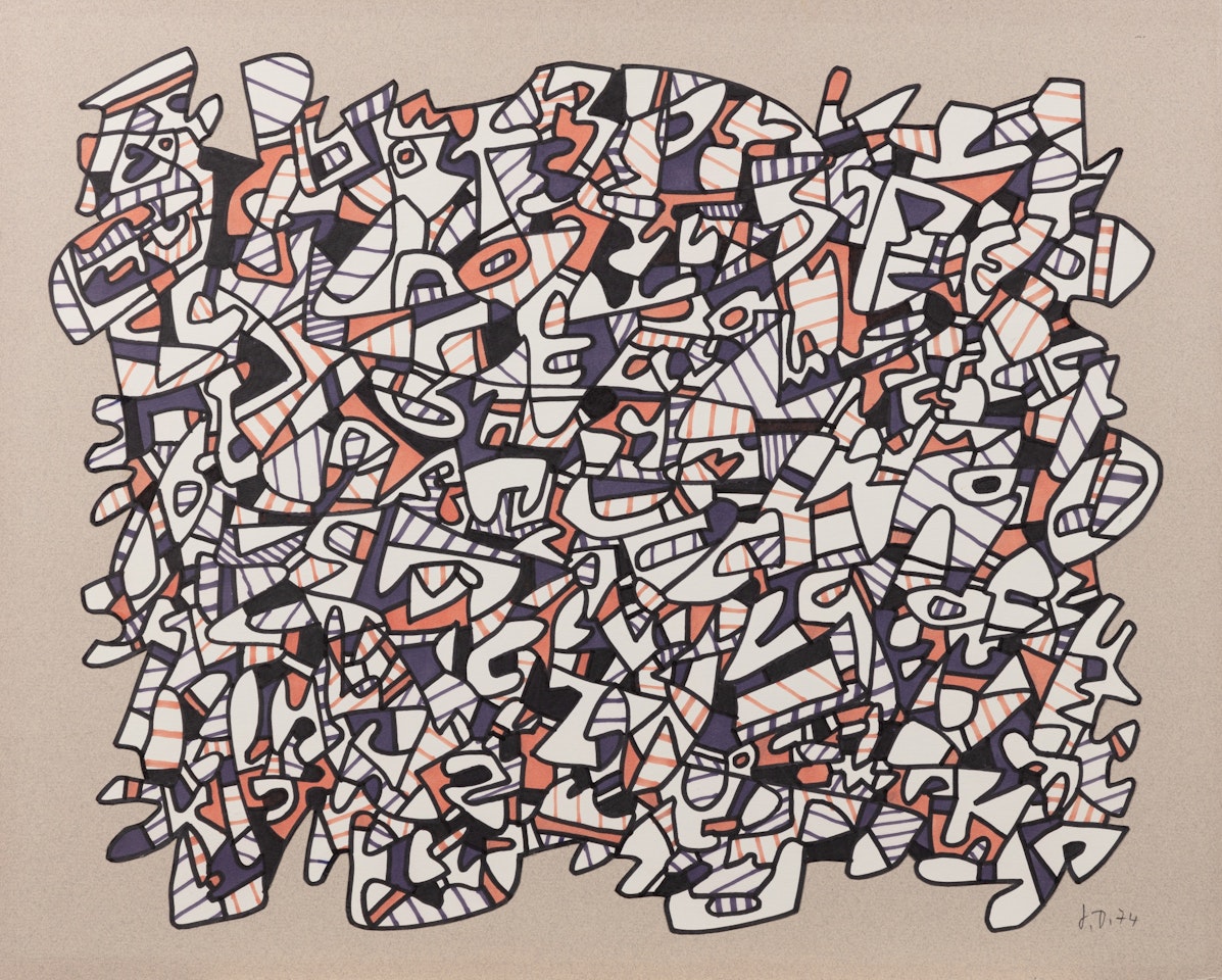 Ontogénèse II by Jean Dubuffet
