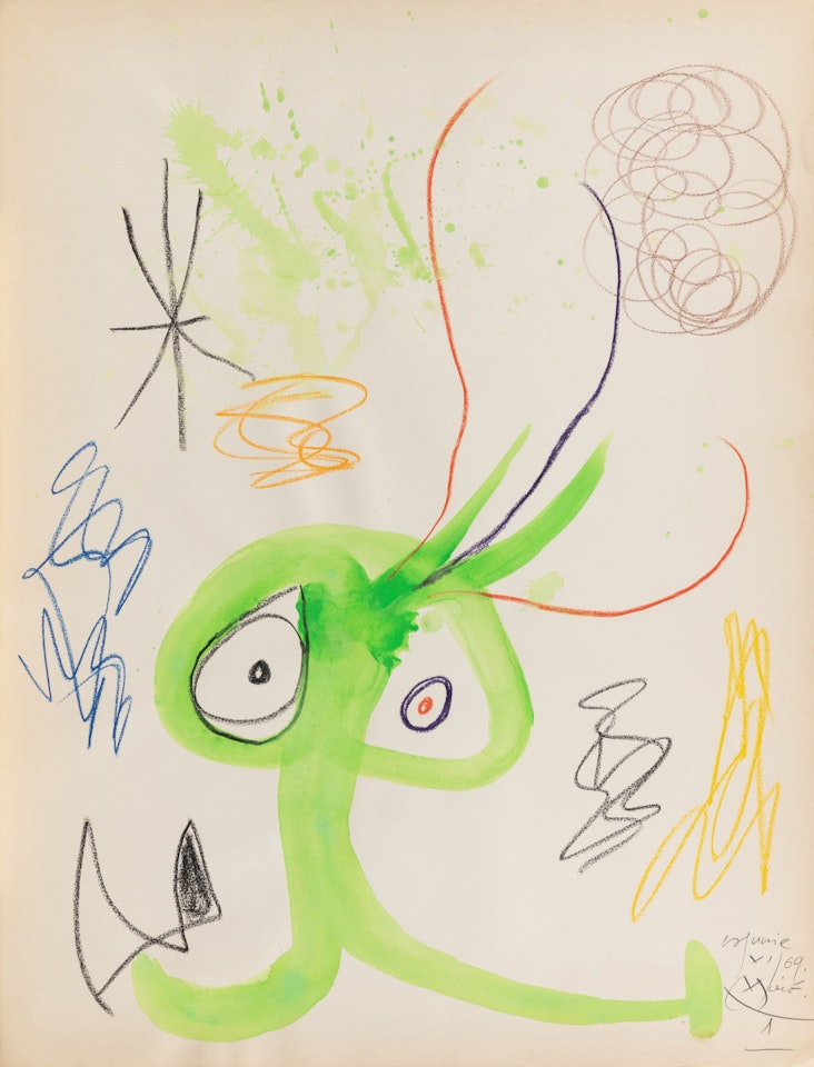 Sans Titre, projet pour un livre ("Pastorales") by Joan Miró