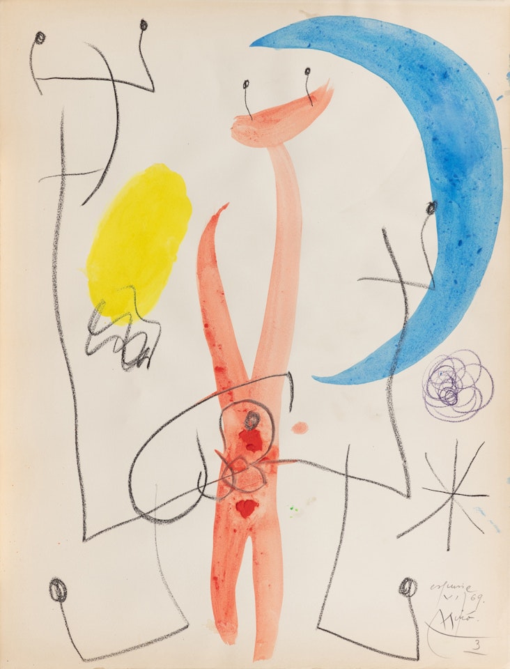 Sans Titre, projet pour un livre ("Pastorales") by Joan Miró