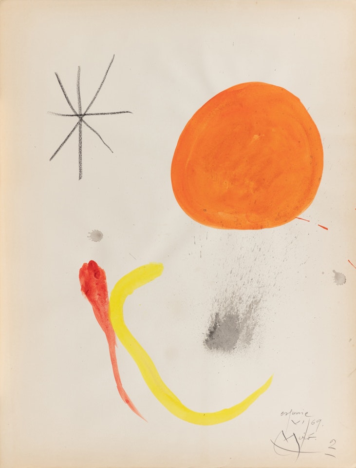 Sans Titre, projet pour un livre ("Pastorales") by Joan Miró