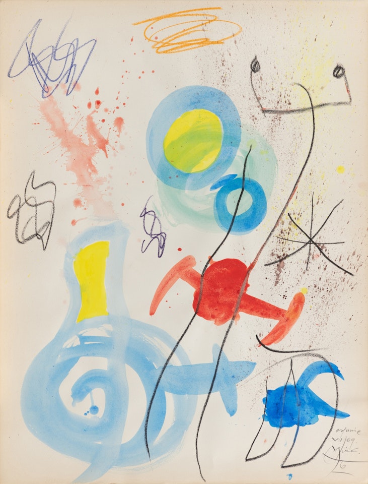Sans Titre, projet pour un livre ("Pastorales") by Joan Miró