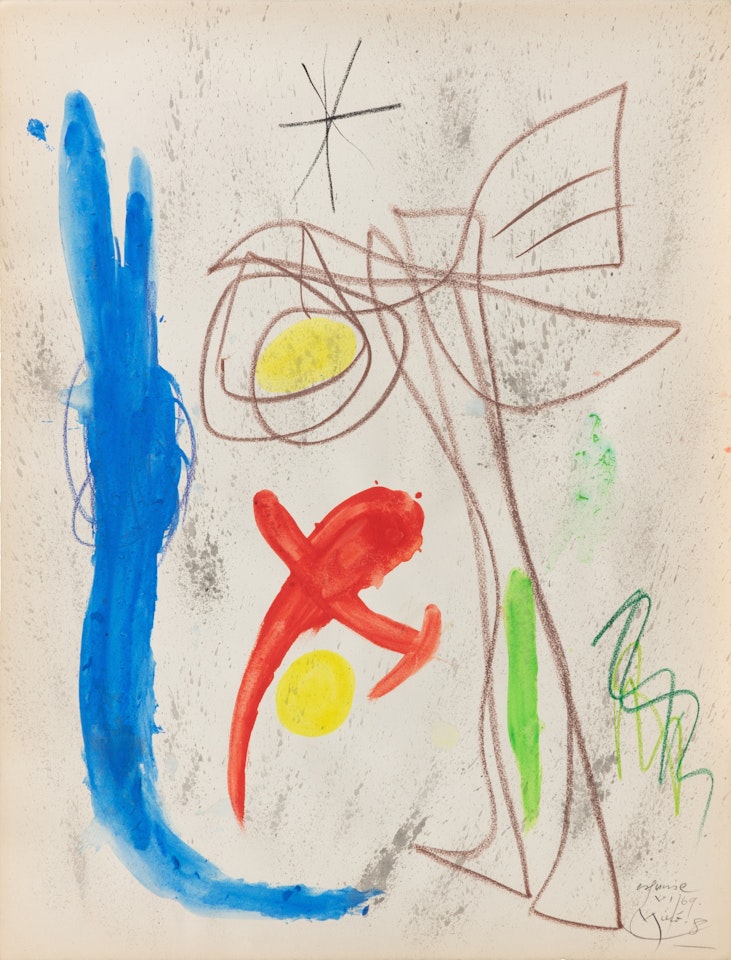 Sans Titre, projet pour un livre ("Pastorales") by Joan Miró