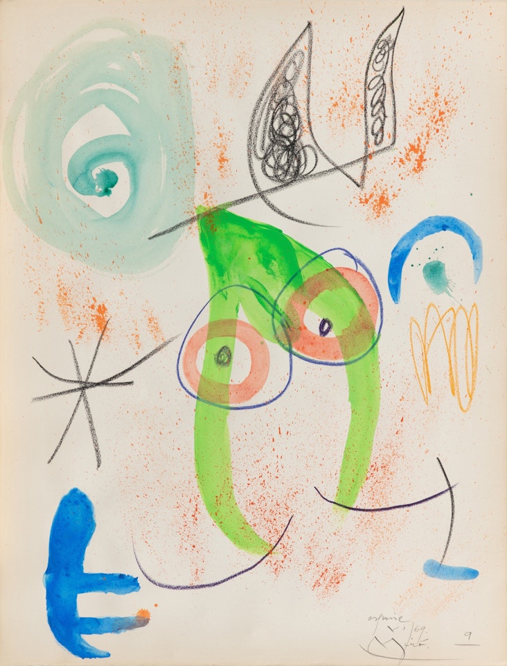 Sans Titre, projet pour un livre ("Pastorales") by Joan Miró