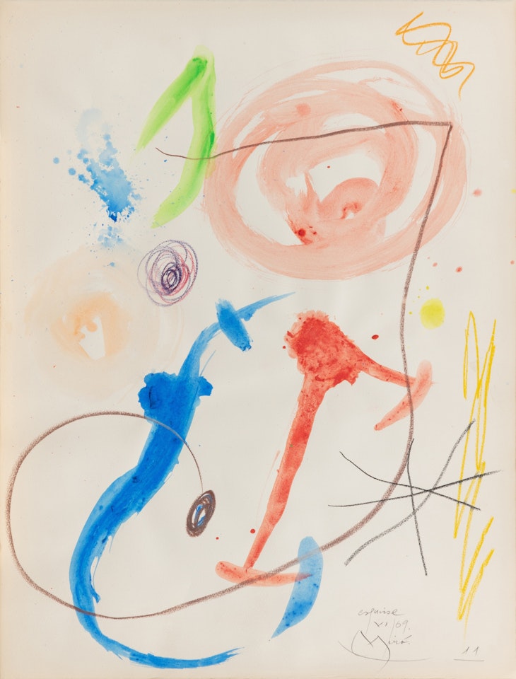 Sans Titre, projet pour un livre ("Pastorales") by Joan Miró