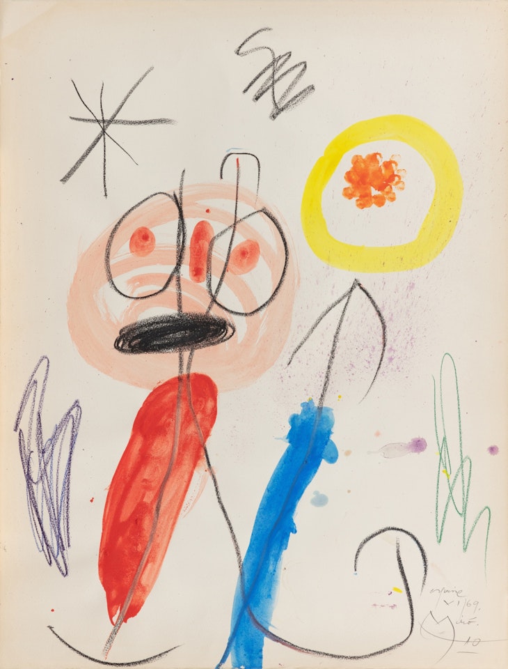 Sans Titre, projet pour un livre ("Pastorales") by Joan Miró