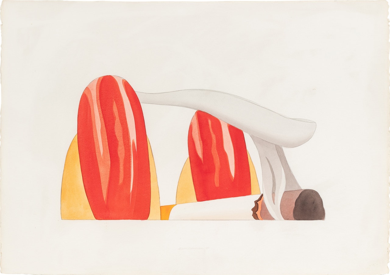 Study for smoker sculpture by Tom Wesselmann
