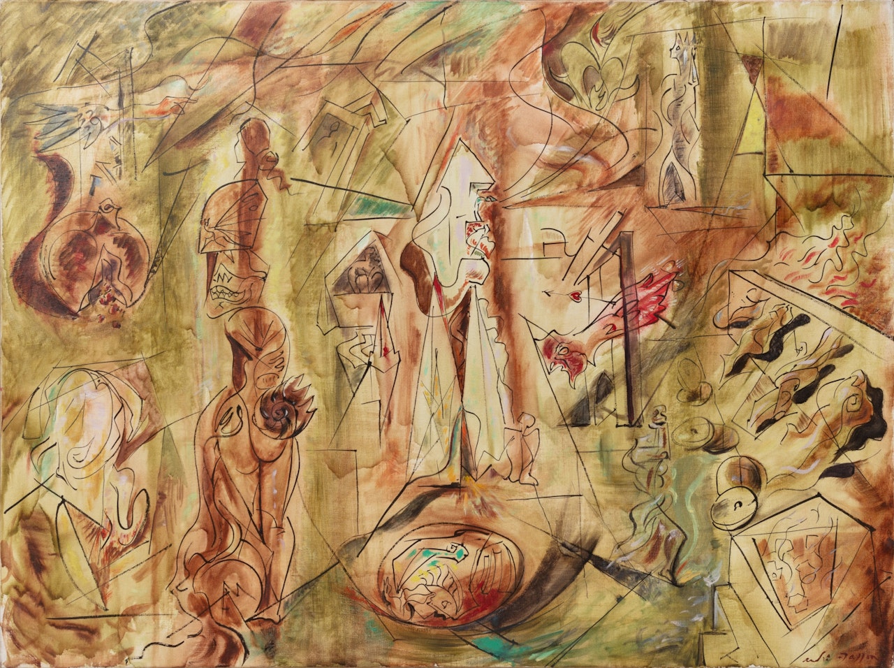 Lieu sacrificiel by André Masson