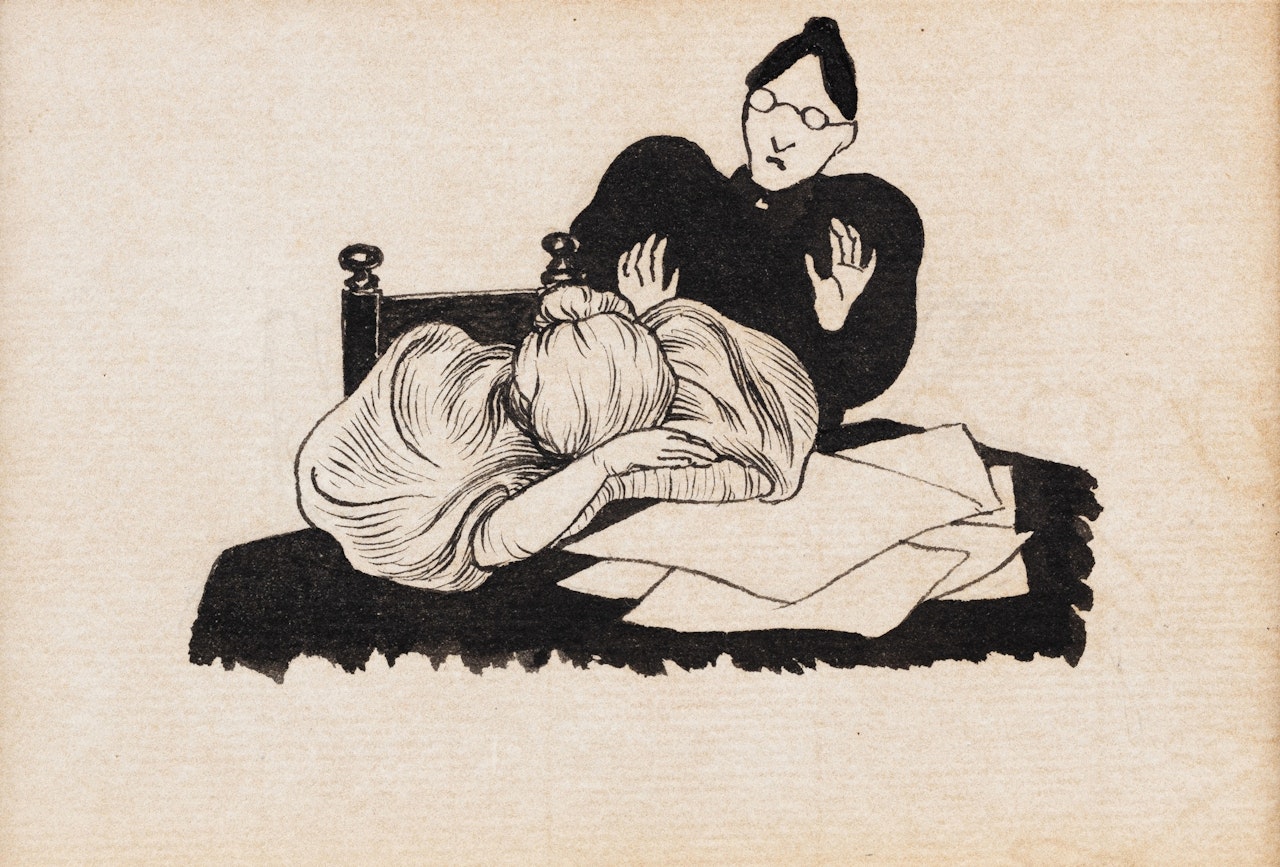 Les larmes by Félix Vallotton
