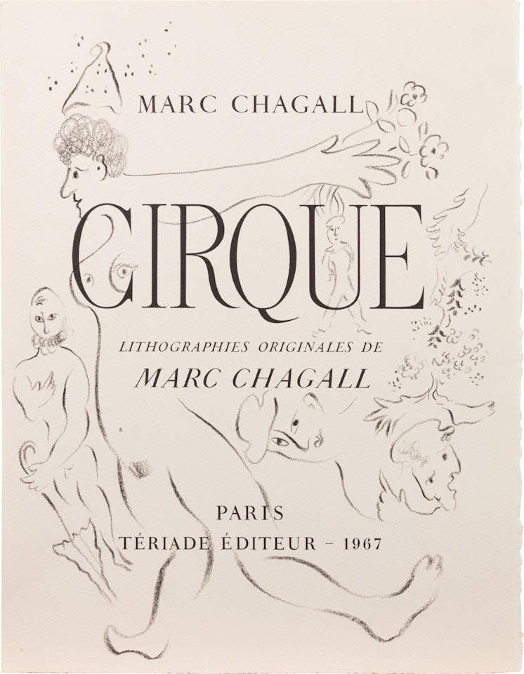 Nu et visages pour le Cirque by Marc Chagall