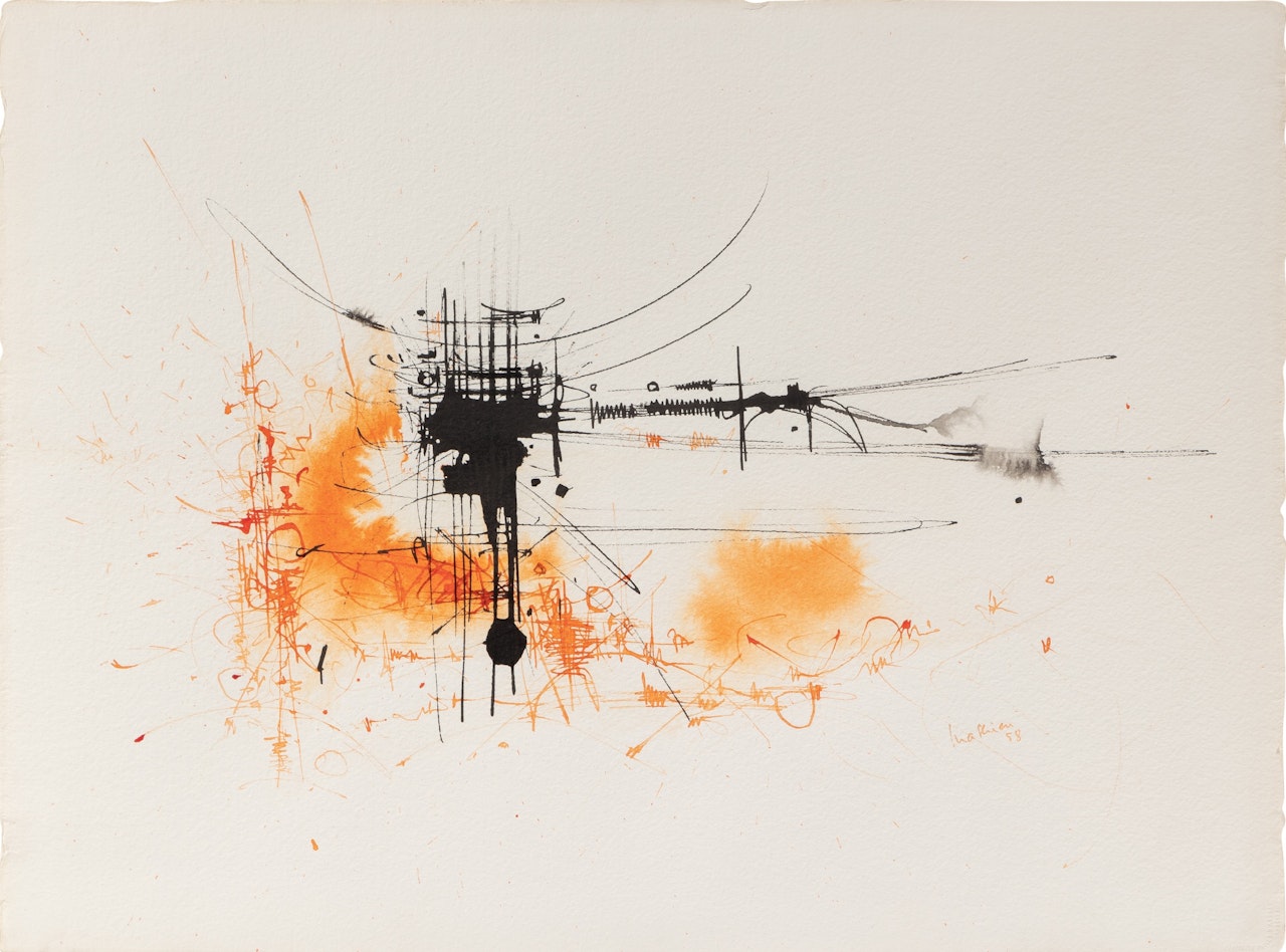 Composition by Georges Mathieu