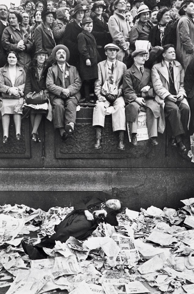 The Coronation of King George VI, Trafalgar Square, London by Henri Cartier-Bresson