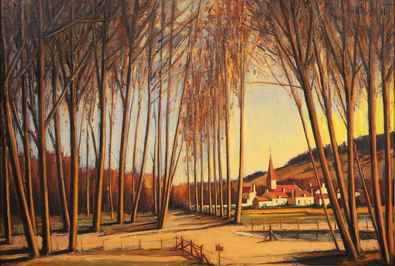 Saint-Pavé, le lever du soleil - Indre by Bernard Buffet