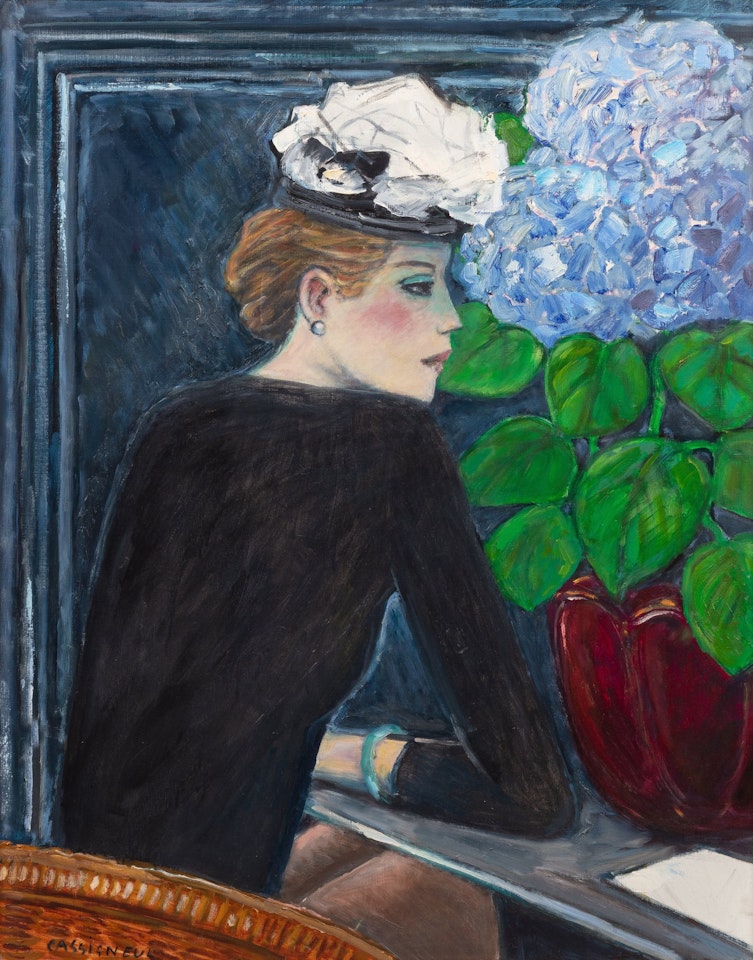 L"hortensia bleu by Jean-Pierre Cassigneul